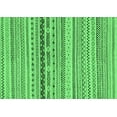 thumbnail image 1 of Ahgly Company Indoor Rectangle Solid Emerald Green Modern Area Rugs, 7' x 10', 1 of 4