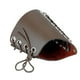 thumbnail image 4 of 1 pieza de cuero PU Unisex Punk Wrap Gauntlet muñequera brazalete ancho café Hugo pulsera de brazo ancho, 4 of 6