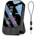 thumbnail image 5 of Detectores Portátiles de Monóxido de Carbono , Detector de CO, Detector de Humedad y Temperatura para Acampar, Viajar, Casa, Negro, 5 of 5
