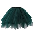 thumbnail image 4 of Girls Tulle Skirt Layered Navy Tutu Elastic Waist Girls Ballet Tutus Birthday Party Dresses 2-12 Years, 4 of 5