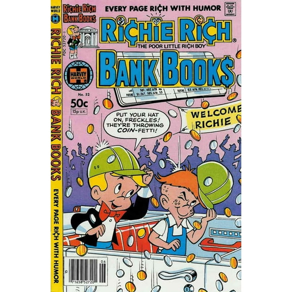 Richie Rich Bank Books #52 VF ; Harvey Comic Book