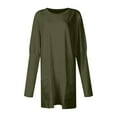 thumbnail image 5 of Womens Long Sleeve Tunic Tops for Leggings with Pockets Fall Fashion 2025 Casual Long T Shirts, 5 of 6