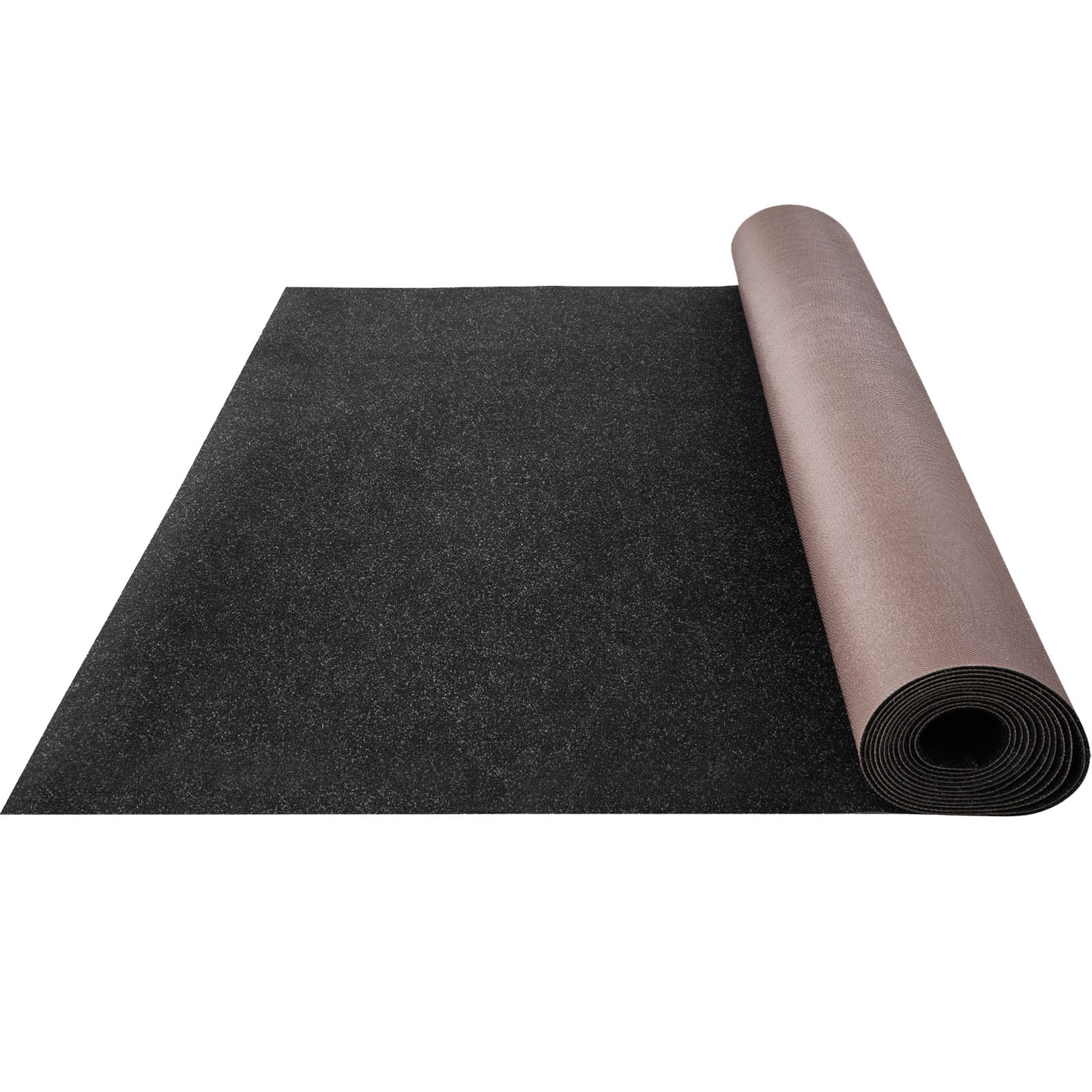 KFFKFF Boat Carpet, Waterproof Black Indoor Outdoor Carpet 6x13.1 feet Marine Carpet for Boats, with Marine Backing Anti-Slide Marine Grade Boat Carpet Cuttable Easy to Clean Patio Rugs Deck Rug