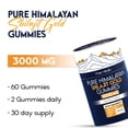thumbnail image 5 of Pure Himalayan Shilajit Gold Gummies 3000 mg - Shilajit Gummies for Men & Women Rich in Ashwagandha , Manuka Honey - No Added Sugar - 100% Natural & Organic - 120 count, 5 of 7