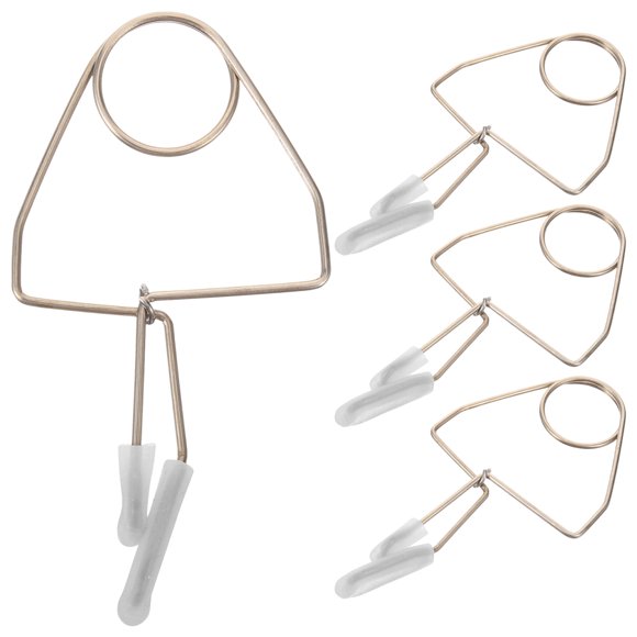 EXHUMKY 4Ud Herramientas De Mantenimiento Para Instrumentos De Con Clips Para Flauta En Metal