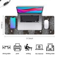 thumbnail image 5 of Long Mouse Pads for Desk,Spider Web and Spiders Halloween Pattern Desk Mats on Top Of Desks, Desk Mouse Pad Extra Large with 3mm Non-Slip Base and Stitched Edge for Gaming,Office,Work,Home 31.5x11.8in, 5 of 5