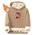 thumbnail image 1 of Sudadera con capucha para hombre, informal, a la moda, con estampado, de manga larga, con bolsillo, de poliéster, 1 of 5