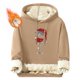 thumbnail image 1 of Sudadera con capucha para hombre, informal, a la moda, con estampado, de manga larga, con bolsillo, de poliéster, 1 of 5