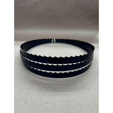 Sawmill Bandsaw Blade, 158" x 1 1/4", 7/8 TPI, 10 Degree Angle, for Basic Sawing, Made in USA
