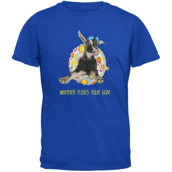 Whatever Floats your Goat Boat Royal Youth T-Shirt - X-Large(18)