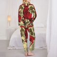 thumbnail image 3 of Bingfone Womens Pajama Sets Mythical Red Stag Illustration Print,Long Sleeve Loungewear Pajamas Set-XX-Large, 3 of 8