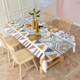 thumbnail image 3 of Rectangle Waterproof Tablecloth 60×102 Inch, Bohemia Style Reusable Indoor/Outdoor Durable Table Cover for Party Kitchen Dinner Room Decor, 3 of 6