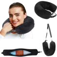 thumbnail image 2 of Typpkmm Almohada De Viaje En Forma De U Con Relleno De Ropa, 2 of 7