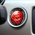 thumbnail image 2 of HEVIRGO 2Pcs Start Button Ignition Switch Stickers Decor fit for BMW E Chassis E90 E60, 2 of 9