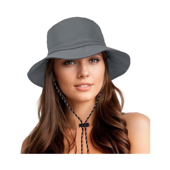 Waterproof Bucket Hats for Woman UPF 50  Sun Hat UV Protection Packable Rain Hats for Women Lightweight Hiking Hat