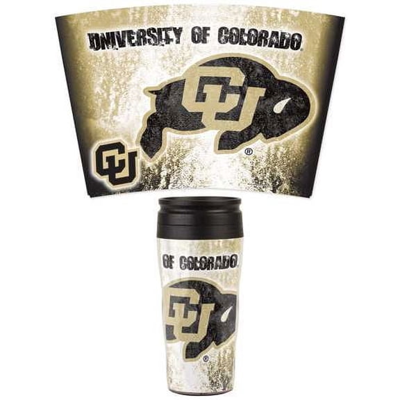Colorado Buffaloes 16oz Plastic Travel Mug