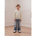 thumbnail image 5 of BemeyourBBs Boy Girl Sweatshirt Solid Color Long Sleeve Round Neck Pullover, 5 of 9