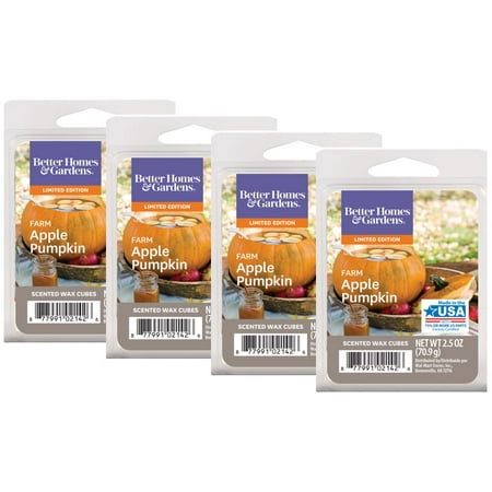 Better Homes & Gardens 2.5 oz Farm Apple Pumpkin Scented Wax Melts, 4