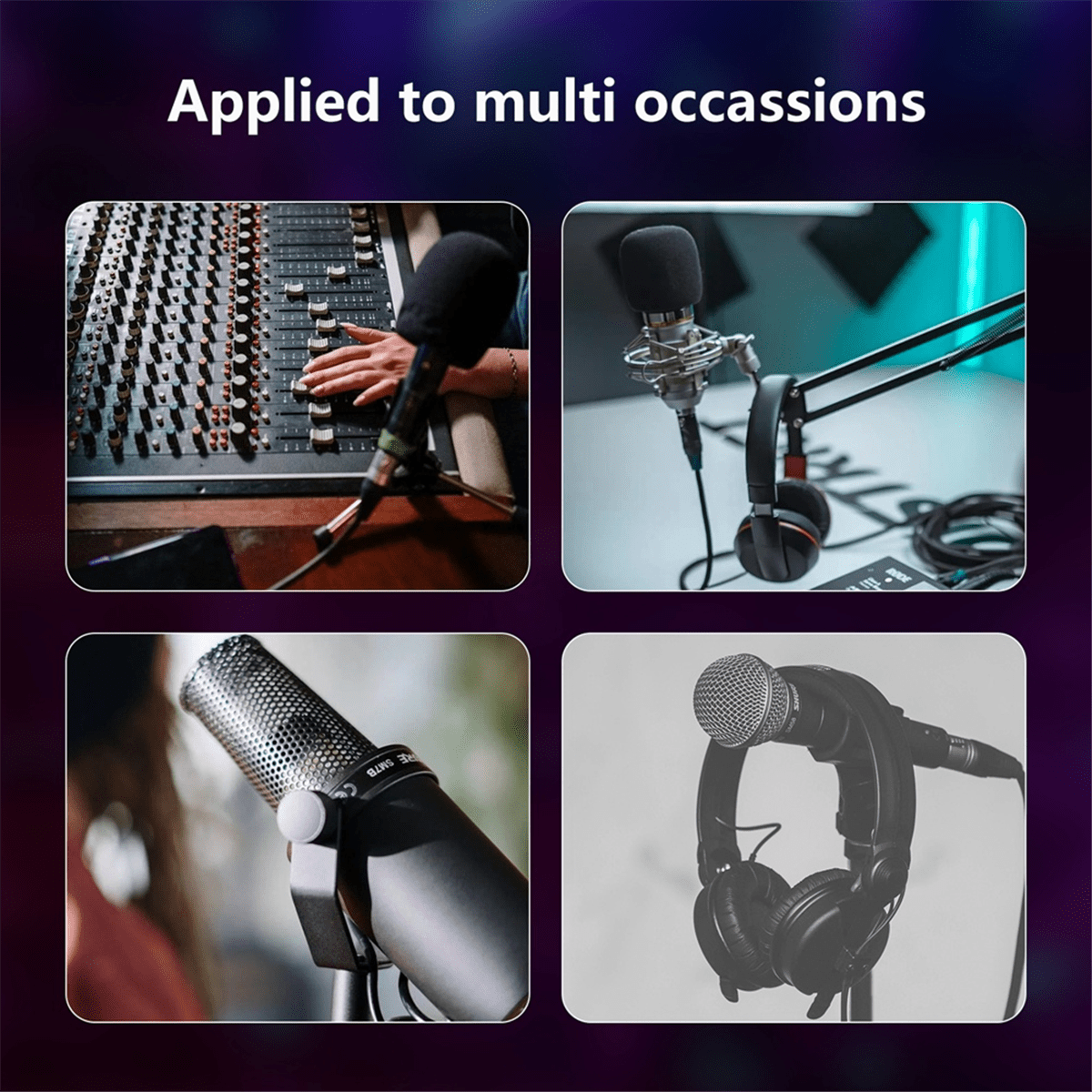 10 Pack 3Ft 3Pin XLR Male to Female XLR Microphone Cable Balanced XLR Cable for Mic Mixer, Recording Studio