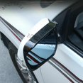thumbnail image 2 of for Toyota Prado FJ150 2010-2021 Black Rearview Side Mirror Rain Eyebrow Trim, 2 of 4