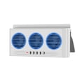 thumbnail image 3 of Ventilador de ventana para coche, ventilador de refrigeración para coche, ligero, potente, compacto, multiusos, extractor. Blanco, 3 of 8