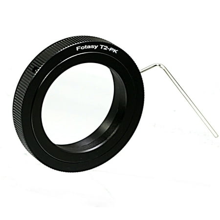 Image of Fotasy Adjustable T/T2 Telescope Lens to Pentax K Mount DSLR Camera Adapter Ring Compatible with K-70 K-1 K-3 II K-S2 K-S1 K-3 K-50 K-30 K-5 IIs K-5 II K-5 K-500 K-50 K-30 K-x K-7 K-m K2000 K20D