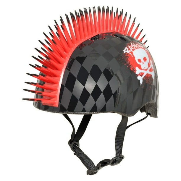 Raskullz Skull Hawk Mohawk Bike Helmet, Child 5+ (5054cm)