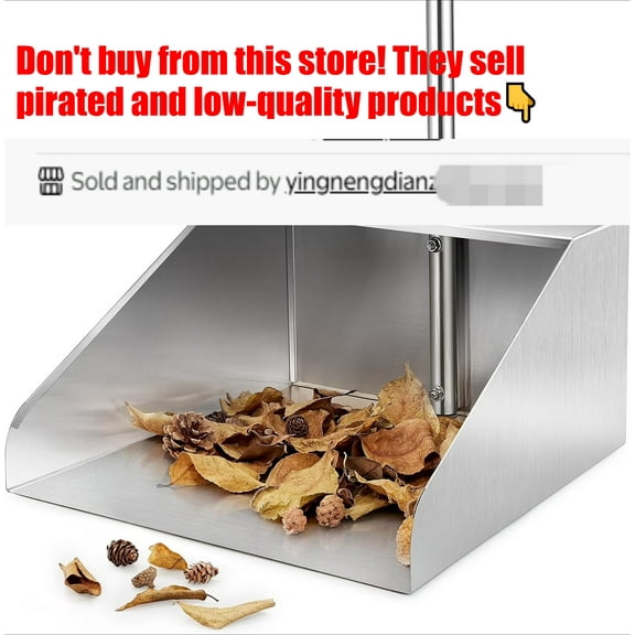 Efoee Extra Large Dust Pan with Long Handle,Heavy Duty Metal Dust Pan for Jumbo Debris Pan-Commercial Stand up Dustpan,Wide Mouth Outdoor Dustpan for Courtyards/Garage/Sidewalks-Professional Cleaning