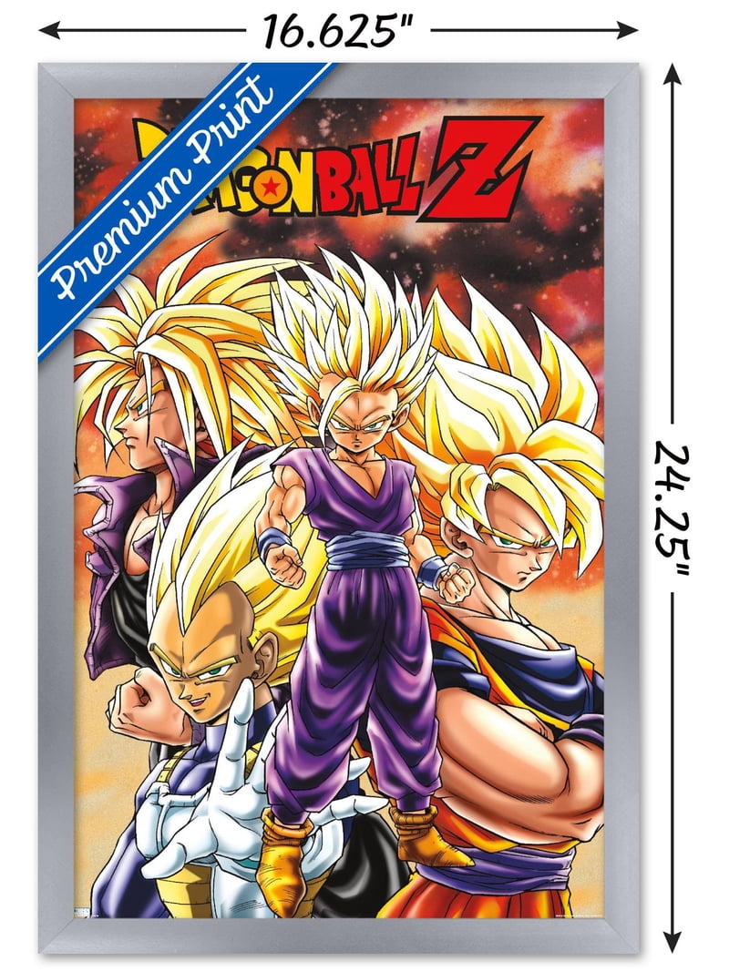 DRAGON BALLポスター Dragon Ball Z - Saiyans Wall Poster, 14.725