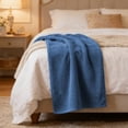 thumbnail image 6 of Dvumao 14x29-Inch Waffles Weave Bath Towel, Absorbent Towel for Bathroom and Spa, Soft and Machine Washable, 6 of 6