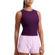 thumbnail image 1 of Musculosa CRZ YOGA Cloudweight con frunces lateral Ciruela Magenta L, 1 of 4