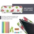 thumbnail image 5 of Honeii Watermelon And Kiwi Pattern Pencil Case, Pencil Pouch, Pencil Case Small, Pencil Pouch Aesthetic, PVC Pencil Pouch, Pencil Bag, Makeup Pouch, 5 of 7