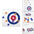 thumbnail image 4 of Juego de rizos de para , adulto diversión familiar juego de deportes de interior para todos. Viene con 8 piedras rizadoras de Baoblaze mesa de juego de curling, 4 of 8