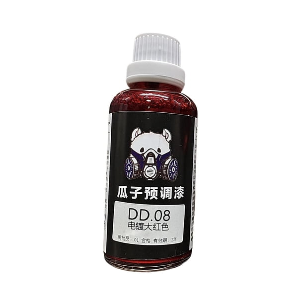 Pintura en aerosol de color para modelos, impactante, galvanizada, roja, portátil, robusta y práctica. 100 ml