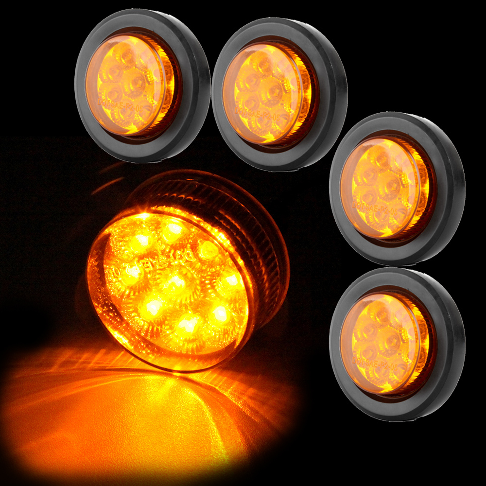 SCITOO fit for Boats Truck Trailer Pickups Universal Side Lights 9LED