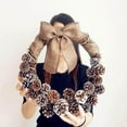 thumbnail image 2 of 10pcs Pine Cones Baubles Hanging Christmas Festival ornament Pine Tree Holiday Decoration B 8-10CM, 2 of 7