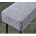 thumbnail image 4 of Banc compact de mi-siècle, gris, 4 of 6