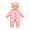 Pink, variant on KTMKH Baby Boys Girls Snowsuit Girl Winter Waterproof Windproof Puffer Coat Jacket Toddler Jumpsuit Outwear Outfit