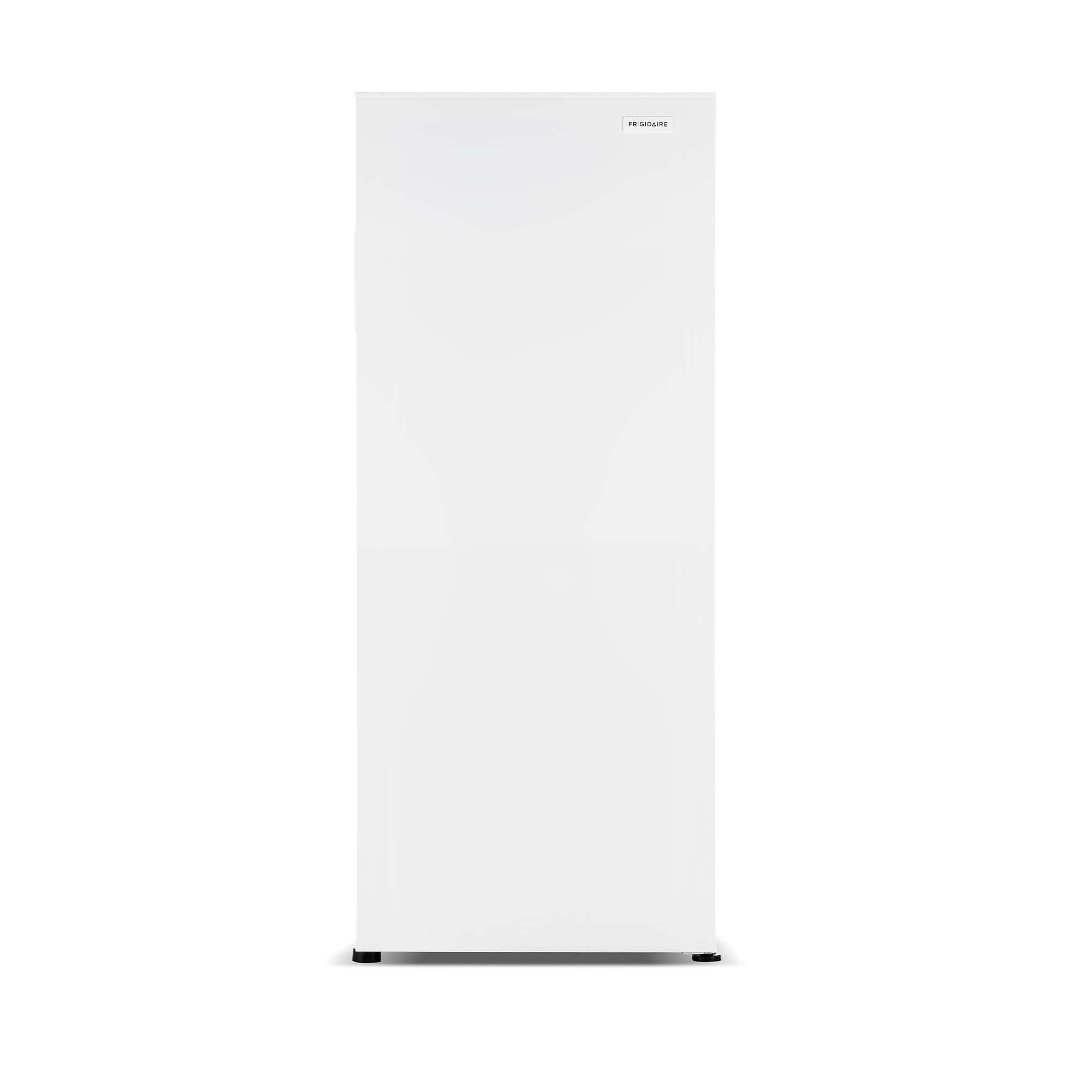 Frigidaire 10 Cu. ft. Garage Ready Upright Freezer, Recessed Handle, Adjustable Temperature Control, Flush Back Design, Efficient Cooling, White