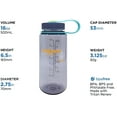 thumbnail image 3 of Nalgene Sustain 16 oz. Wide Mouth Water Bottle - Clementine, 3 of 10