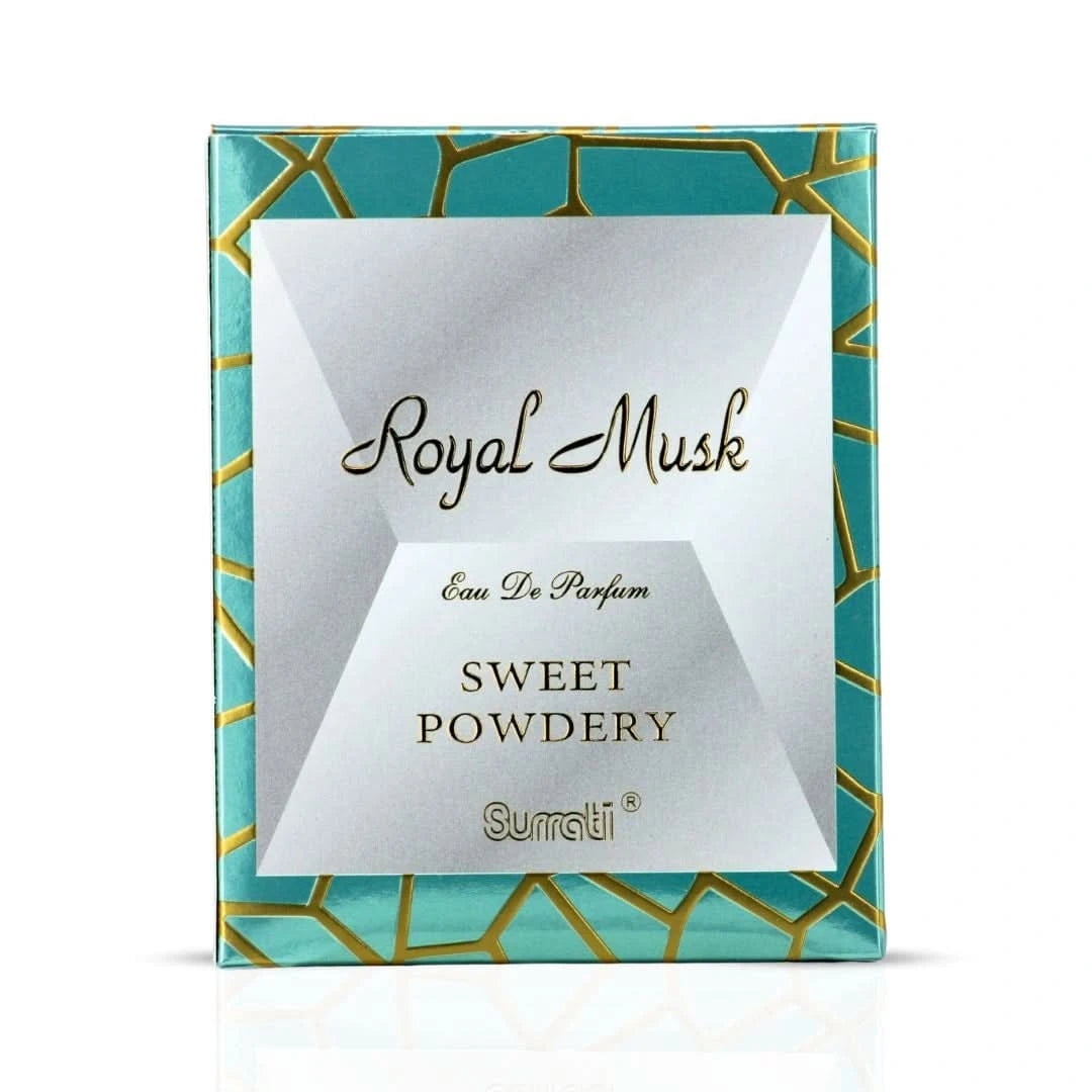Royal Musk Sweet Powdery EDP 100ML (3.4 OZ) by SURRATI, Exotic Fragrances for Men  Women.