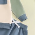 thumbnail image 6 of TOWED22 Toddler Baby Boy Fall Winter Outfit Kids Cotton Printed Clothes Casual Long Sleeve Sweatshirt Tops Pants Set 2pcs Outfits Clothing(Sky Blue,12-18 M), 6 of 6