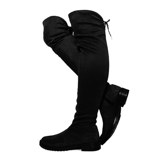 Bota larga para mujer, con tacon bajo modelo panther Nyxmart Bota Larga estilo maxibota / Mod. 619-PA