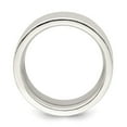 thumbnail image 7 of Auriga Fine Jewelry 925 Sterling Silver 10mm Comfort Fit Flat Band Ring Size 12.5 for Women, 7 of 7