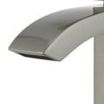 thumbnail image 3 of Bellaterra Home Cordoba Single Handle Bathroom Vanity Faucet with Overflow Drain in Brushed Nickel, 3 of 4