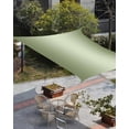 thumbnail image 3 of Sun Shade Sail 6.5x10Ft Ombre Abstract Gradient Light Sage Green Uv Block Sunshade Canopy Outdoor Shade Cover Rectangle Shade Cloth For Patio Garden Yard Deck Pergola, 3 of 6