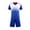 Blue, variant on Fnooota Boys Athletic Outfit Sets Size 8, Basketball Short Sleeve Summer 2 Piece Kids Clothing Sets Sky Blue Size 8