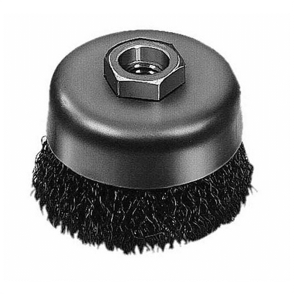 Milwaukee Tool 4" Crimped Wire Cup Brush- Carbon Steel