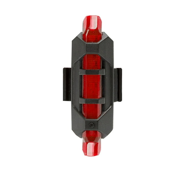 Naiovety Luces traseras de bicicleta LED USB Bicicleta Bicicletas de montaña Azul Rojo Blanco Lámpara trasera Ciclismo