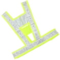 thumbnail image 3 of Chaleco de seguridad industrial de alta visibilidad, reflectante, con franjas reflectantes y luces LED (amarillo)., 3 of 8